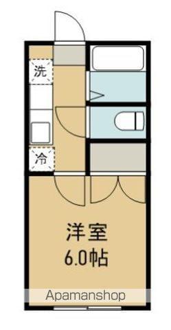 ホワイトキャッスル八乙女Ⅰ(1K/1階)の間取り写真