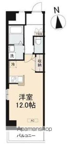 S-FORT栗林公園北(ワンルーム/8階)の間取り写真