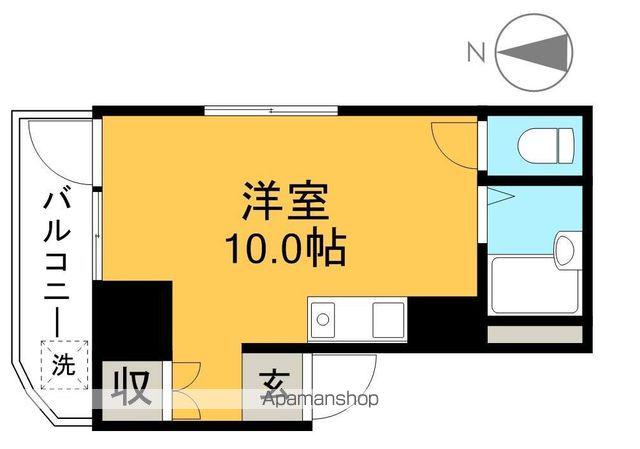 リヴィエラ大川筋(ワンルーム/6階)の間取り写真