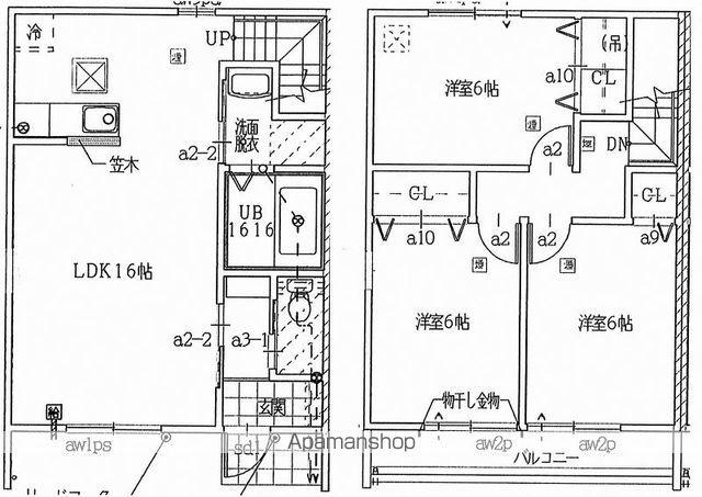 CLASSEED神明(3LDK)の間取り写真