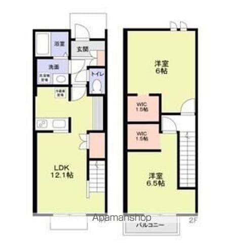 フォレストガーデン原町(2LDK)の間取り写真