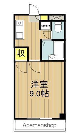 ベルトピア郡山504(1K/2階)の間取り写真