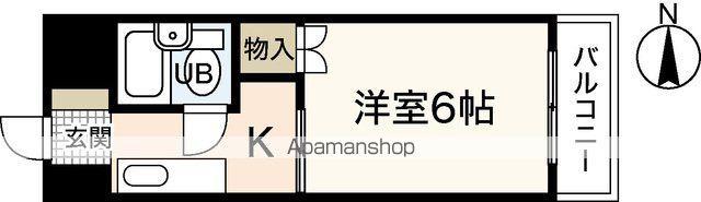 舟入松尾ビル(1K/5階)の間取り写真