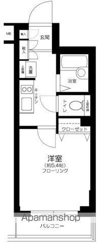 プレールドゥーク新高円寺(ワンルーム/3階)の間取り写真