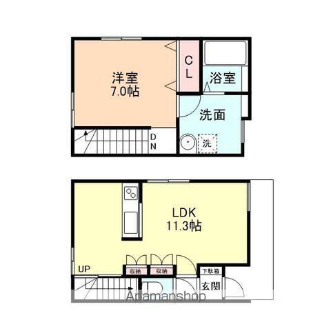 GRASSE本郷町(1LDK)の間取り写真