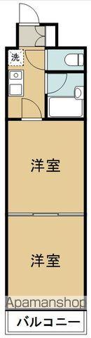 バリュー大和町(2K/5階)の間取り写真