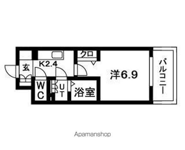 N.S ZEAL大曽根(1K/7階)の間取り写真