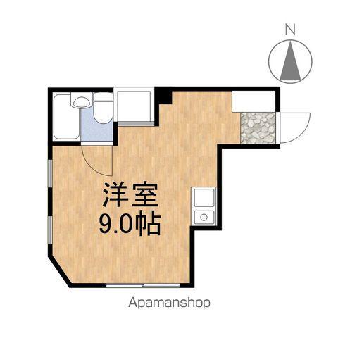 京町ロータリービル(ワンルーム/5階)の間取り写真