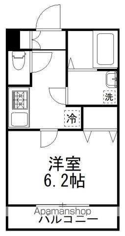 プログレッソ船橋2(1K/2階)の間取り写真