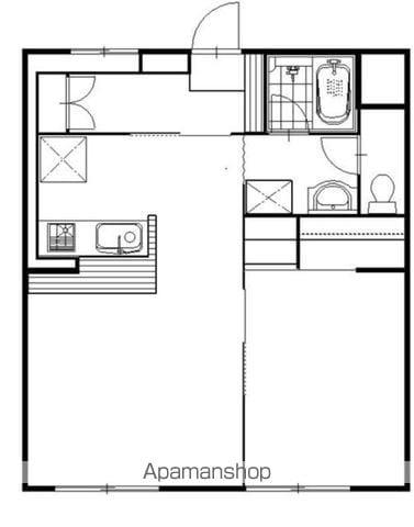 ヴィラ貴平(1LDK/2階)の間取り写真