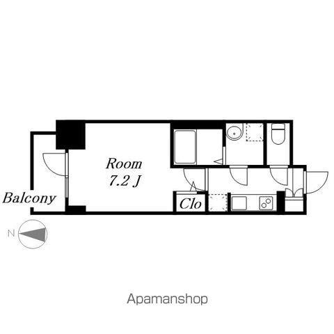 SーRESIDENCE名駅太閤1月申込一部(1K/13階)の間取り写真