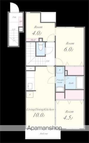 リベルテII(2SLDK/2階)の間取り写真