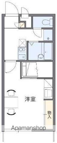レオパレスCASAYASHIMA(1K/1階)の間取り写真