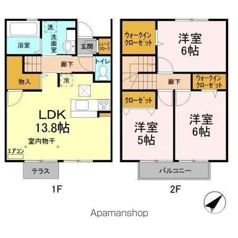 ルミウス(3LDK)の間取り写真