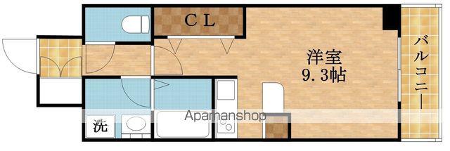 アドバンテージ守口(1K/2階)の間取り写真