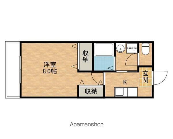 ハイツ真澄(1K/1階)の間取り写真