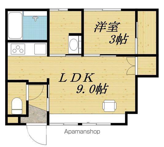 ヴィラルミエール(1LDK/1階)の間取り写真