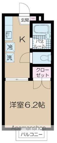 メゾン・シーマ(1K/2階)の間取り写真