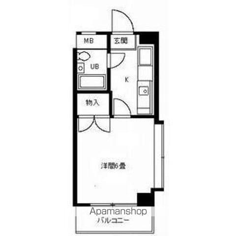 ANNEX池下(1K/3階)の間取り写真