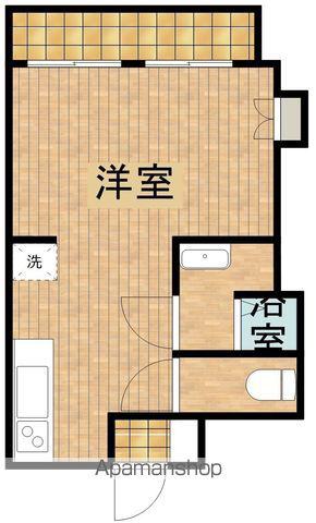 TOKIWA32(ワンルーム/3階)の間取り写真