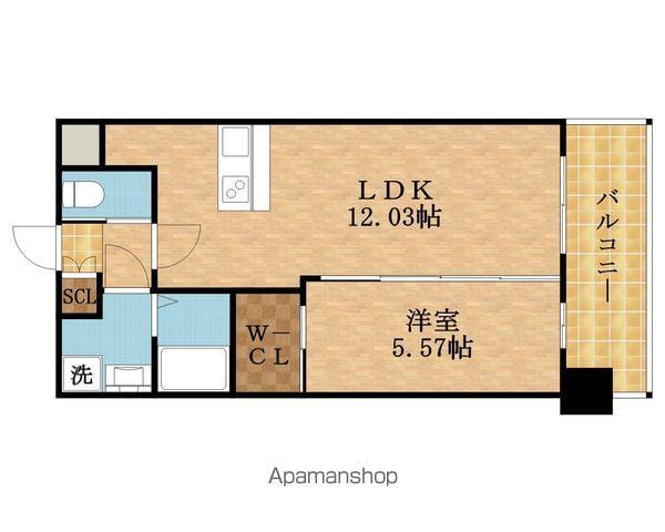 プレジオ森之宮(1LDK/3階)の間取り写真