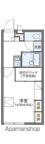 レオパレス太樹(1K/1階)の間取り写真