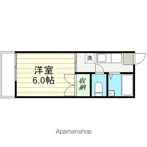 パナハイツ工藤Ⅰ(1K/2階)の間取り写真