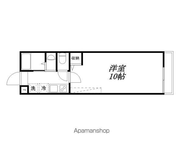 アークリード大津中央(1K/2階)の間取り写真