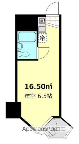 東京ベイビュウ(ワンルーム/3階)の間取り写真