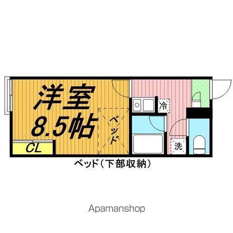 レオパレス桜(1K/2階)の間取り写真