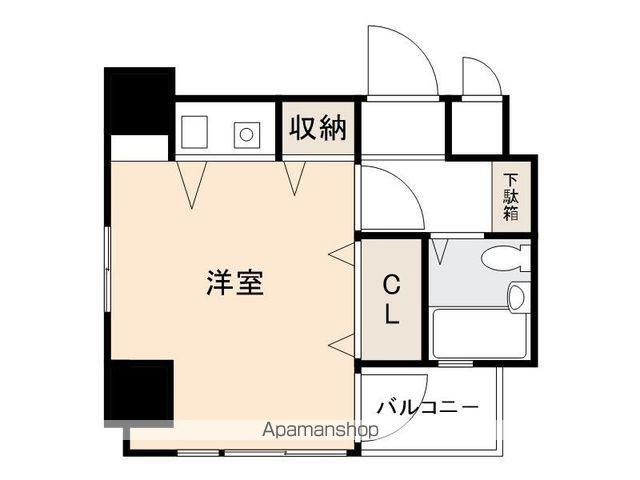 ダイアパレス中央町(ワンルーム/3階)の間取り写真