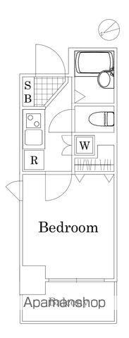 パークウェル千駄木駅前(1K/2階)の間取り写真