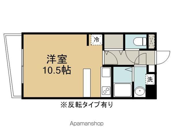 ベルメゾンS.K(ワンルーム/6階)の間取り写真