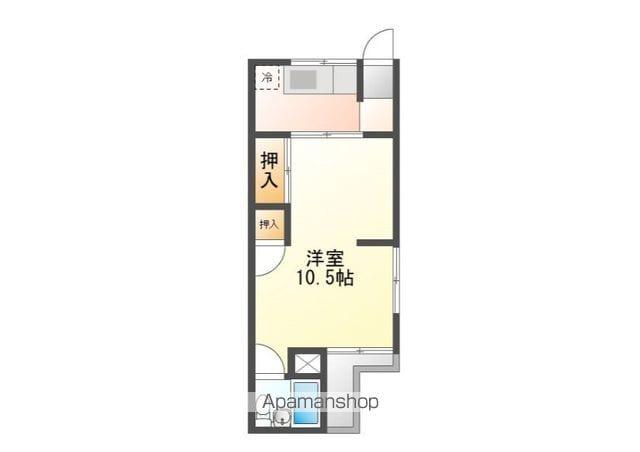 ヴィラ新芦屋(2K/2階)の間取り写真