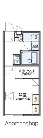 レオパレスA&K(1K/1階)の間取り写真