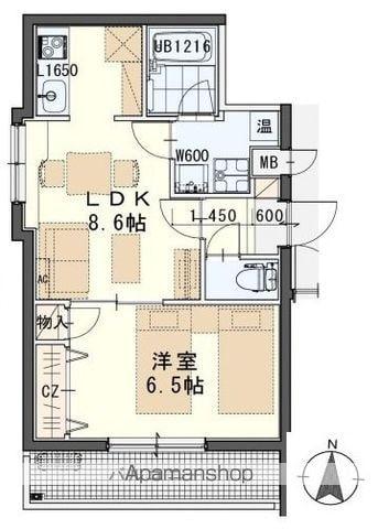 ヴェルノ(1LDK/3階)の間取り写真