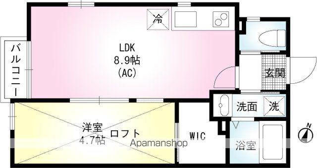 DAIYU28番館(1LDK/2階)の間取り写真