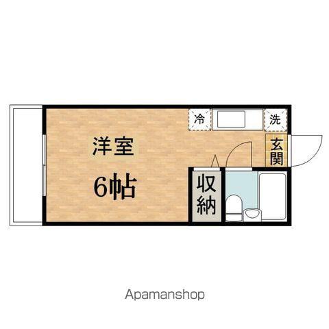 グランドール堀口2(ワンルーム/3階)の間取り写真