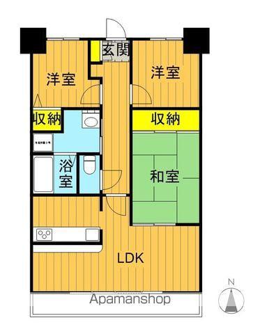 アネックスミカド(3LDK/7階)の間取り写真