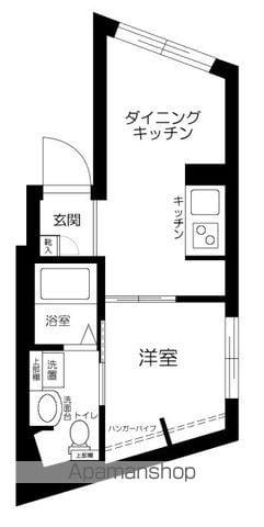 LUPINUS 目白台(1DK/3階)の間取り写真