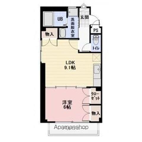 SURPLUS LE NORD C(1LDK/1階)の間取り写真