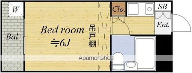 メゾン・ド・武蔵野(1K/2階)の間取り写真