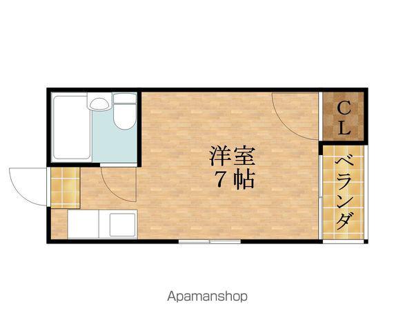 メゾン・デュ・エトワール(ワンルーム/3階)の間取り写真