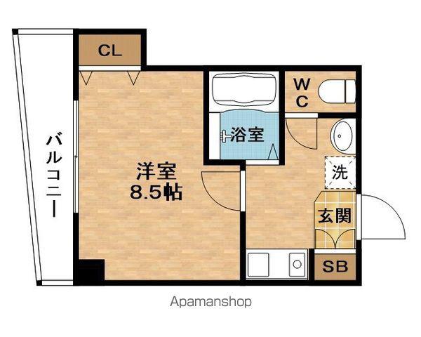 VICTOIREFUKUSHIMA(1K/4階)の間取り写真