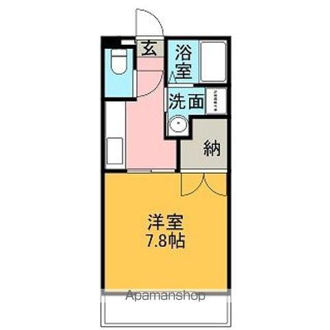 葉月館Ⅲ(1K/5階)の間取り写真