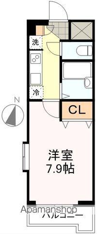 サンヴァーリオ小松島(1K/5階)の間取り写真