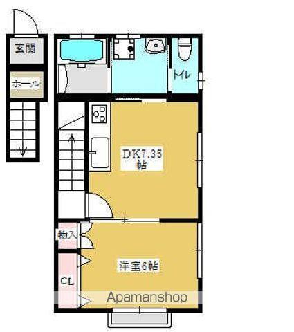 SMART/K(1LDK/2階)の間取り写真