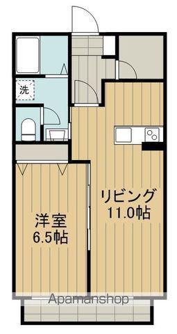 グランドール早道(1LDK/2階)の間取り写真