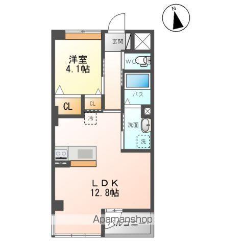 柳生マンション工事(1LDK/2階)の間取り写真
