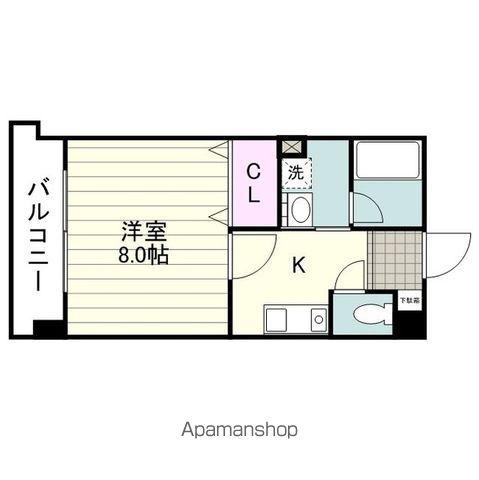 桜七番館(1K/3階)の間取り写真